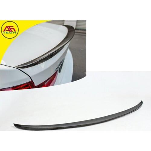 Carbon fiber P style car back boot spoiler auto rear trunk lip spoiler wing for BMW 5 series 528i 525i 550i F10 F18