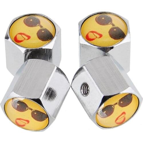 Universal Car Anti-Theft Wheel Tire Valve Caps For Skoda Ford Focus 3 Peugeot 308 VW Passat B7 Kia Rio Citroen C4 Car Styling