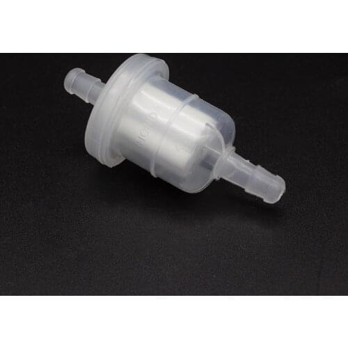 Universal Motorcycle Scooter Moped Scooter Dirt Bike ATV Go Kart Petrol Gas Gasoline Fuel Oil Filter Clear Inline 4mm Hole