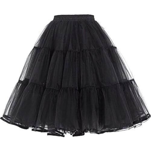New Women Tulle Petticoat Crinoline Vintage Wedding Bridal Petticoat for Wedding Dresses Underskirt Rockabilly Tutu