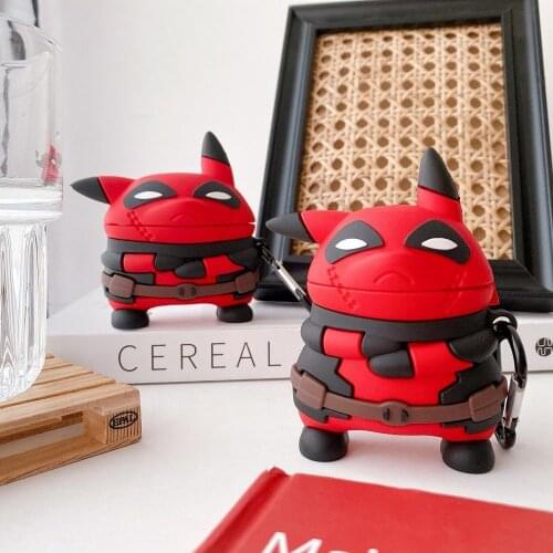 Cool artifact Deadpool Case for Airpods Pro 1/2/3 Cover Protective Earphone Cases Headphones Funda Protective for Airpods Co