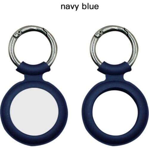 Protective Cover Location Tracker Silicone Case With Buckle For AirTags Tracker Anti-lost Device Keychain Protective