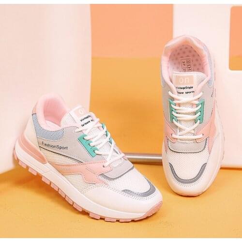 Womens shoes running casual outdoor mesh fly woven casual comfortable sneakers sports non-slip light fashion vulcanized shoes