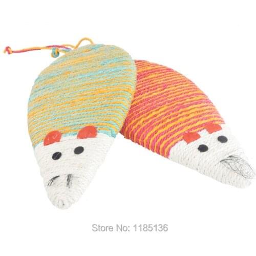 1pc Hot Sale Cat Scratch Sisal Toy Cat Scratching Post Fish Styles D112