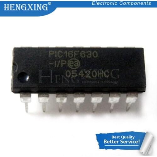 1pcs/lot PIC16F630-I/P DIP14 PIC16F630-I DIP PIC16F630 DIP-14 16F630 new and original IC In Stock