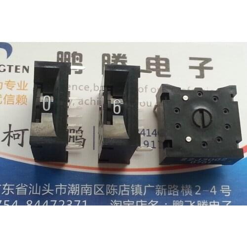 1PCS Original JAE 22J3002G06 22J3002G-06 small dial code coding switch 0-6 bit digital code adjustment switch 8 feet