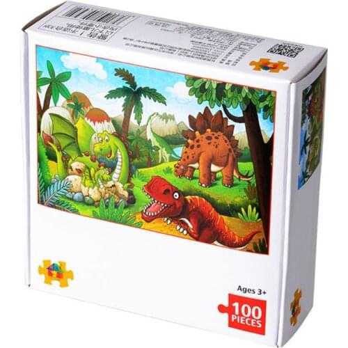 100 Pcs Jigsaw Puzzle for Kids Learning Educational Puzzles Toys for Toddler