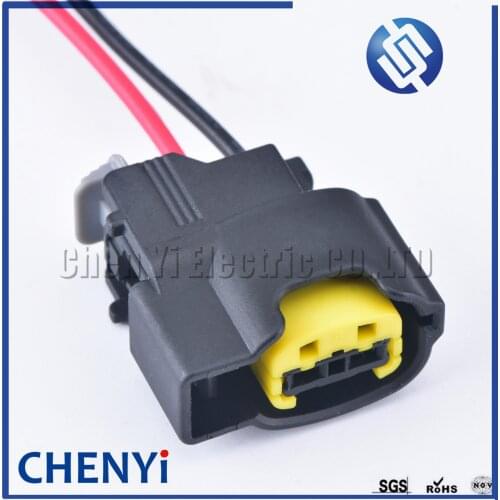 2 Pin Female Automotive Ignition Coil Plug Horn Socket Waterproof Wire harness Connector 49093-0211 For KIA HYUNDAI Nissan