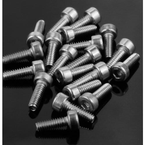 20pcs 2mm*6mm M2*6 MM Hex horizontal axis Feathering shaft machine screws for Trex 450 Sport RC Helicopter