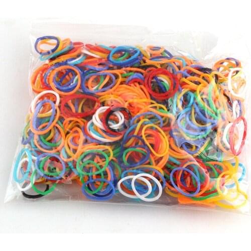 5packs (600 mix color pack) Loom Kits Fun Loom Bands Kit DIY Bracelets Colorful Children Toy Gift