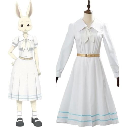 Beastars Legosi rabbit Haru Cosplay costume Adult Girl Sailor Suit School Uniform Dress Halloween Carnival Costumes