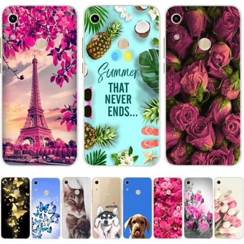 For huawei honor 8A pro Case honor 8A Cover bumper Silicone TPU Painted Soft phone Case On for Huawei Honor 8A JAT-LX1 8 A coque