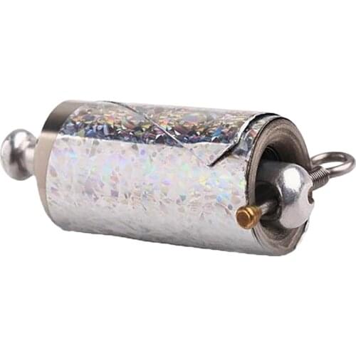 FULL-110Cm Appearing Cane Silver Stainless Steel Martial Arts Pocket Staff Magic Stick Prop Extend