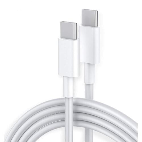 Type c to c Cable 2.0 is Compatible with Most C Interface Devices, Supports PD Fast Charging and 60W 20V 3A, 18W 9V 2A, 10W 5V