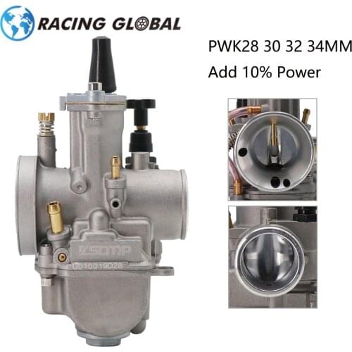 ALCON-Racing Carburetor PWK 28 30 32 34mm 2T 4T Carburedor With Power Jet For 75cc-250cc Keihin Koso ATV Dirt Bike Add 10% Power