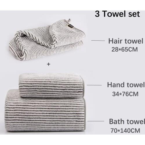 Microfiber Towel Set Adult Coral Fleece, Hair Towel, Hand Towel, Bath Towel Is Soft and Absorbent Bathroom Set Face Towel Towel