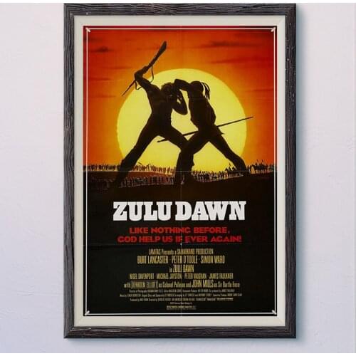 N593 ZULU DAWN Vintage Classic Movie Wall Silk Cloth HD Poster Art Home Decoration Gift