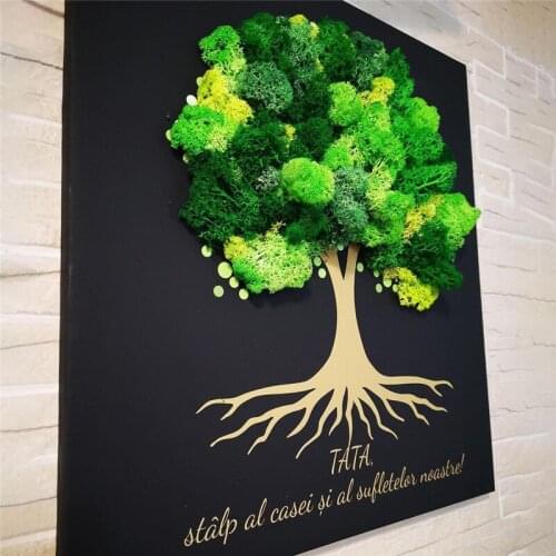 Real Touch DIY Artificial Moss Wall Dried Natural Moss Decorative Moss for Decor Wall Office Home Shop Window Decoration