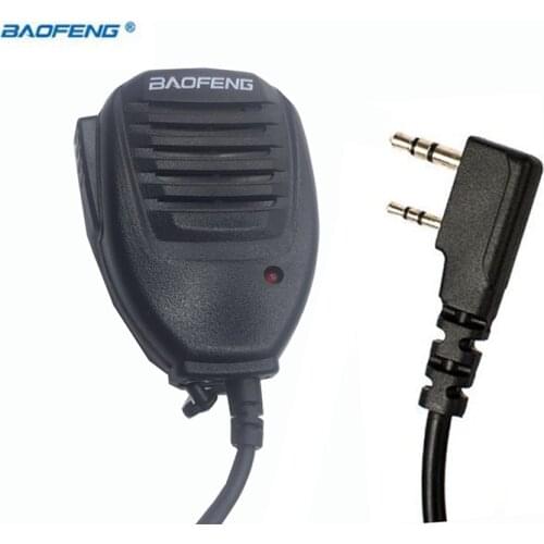 Walkie Talkie Baofeng hand Speaker MIC ppt For Kenwood TYT Handheld UV5r UV-82 Bf 888s plus UV-5R UV-6R Accessories Microphone