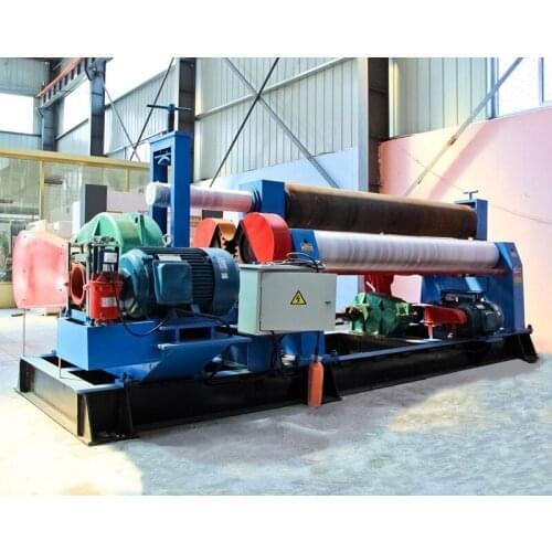 Factory directly W11 mechanical symmetry type 3 roller sheet metal bending /round pipe rolling machine
