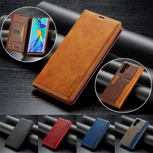Luxury Business Magnetic Flip Wallet Leather Case for Huawei P30 Pro P30 Lite Mate 20 Pro Mate 20 Lite P20 Pro P20 Lite Cover