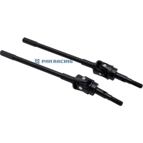 Steel Front Axle CVD Universal Shaft for Axial SCX-10II 90046 2pcs
