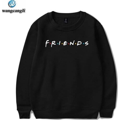 FRIENDS Printed Hoodies Sweatshirts Women/Men TV Show I'll Be There for You Hoodie Sweatshirt Fashion Fleece Warm Tracksuit 4XL