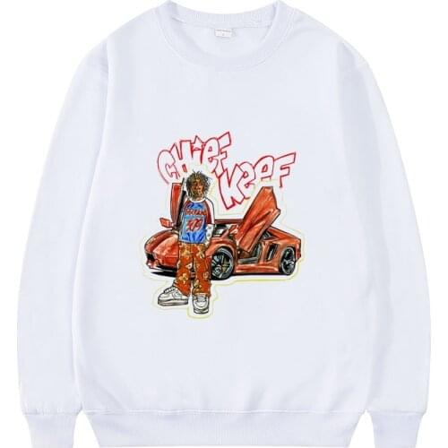 Chief Keef Hip Hop Sweatshirt Outdoor Loose Cotton Streetwear Daily Long Sleeve All-match Pullover High Quality Men Sportswear