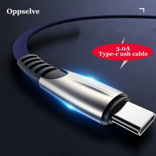 USB Type C Cable Speed Charging digital Wire USB C Cable For Xiaomi K20 Samsung S10 One plus 7 Pro Mobile Phone USB-C Charger