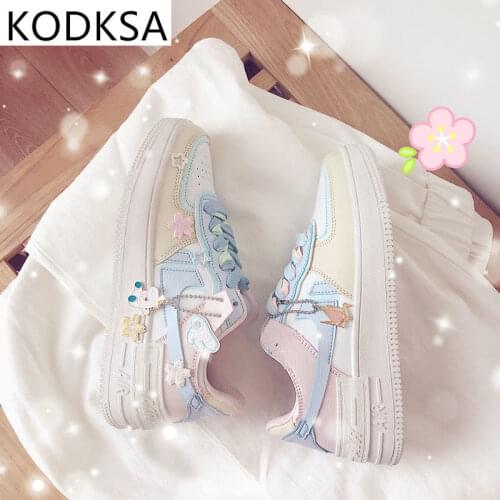 2021 Womens Casual Fashion Running Shoes for Breathable Platform Shoes Chaussures Peach Cherry Pink Ring White Blue Low-top