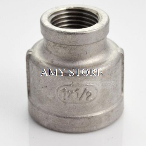 1"x1/2"Female Nipple Threaded Reducer Pipe Fitting Stainless Steel 304 BSP NEW