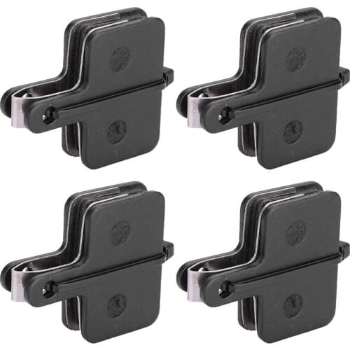 2 Pairs Mountain Bike Copper Bicycle Disc Brake Pads Semimetal Hydraulic Disc Brake Pads for Shimano Bicycle Parts Replacement