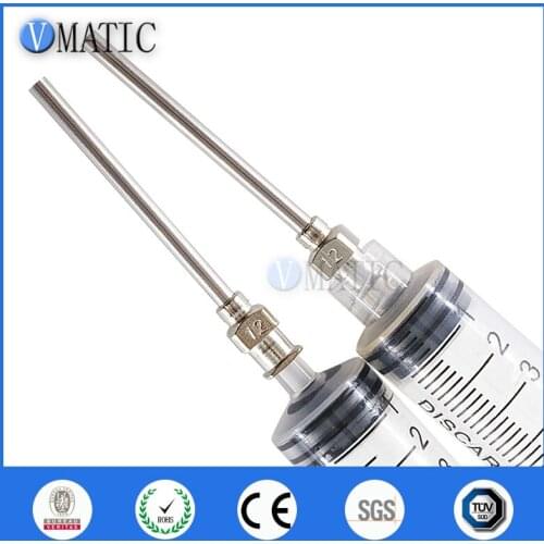 Free Shipping 12Pcs 1 Inch Tube Length 12G Stainless Steel Metal Glue/Liquid Dispensing Syringe Needles