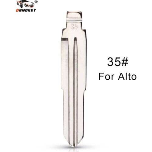 Dandkey 10pcs/lot NO. 35 Key Blade For Alto Landwind Flip Key Blade #35 Origin Car Blank Key Blade Fob Replacement