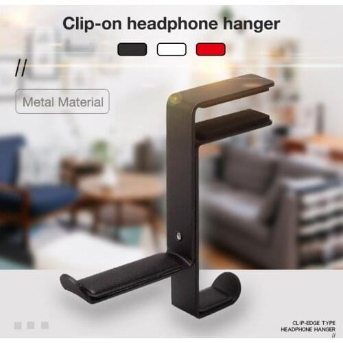 2021 Headphone Holder Display Desk Mount Universal Office Non Slip Hanger Headset Stand Durable Bracket Space Saving Table Clamp