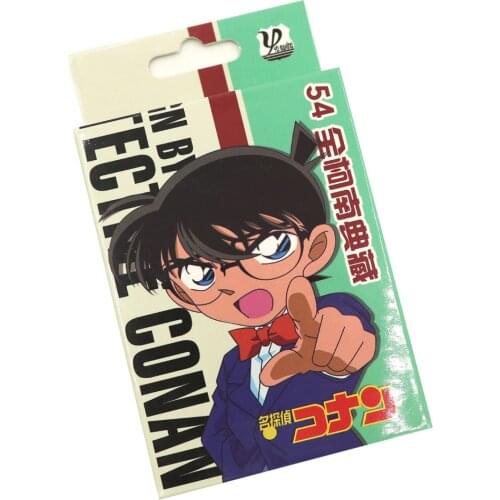 Anime Detective Conan Poker Cards Desk Cards Colorful Printed with Kaitou Kiddo Playing Cards