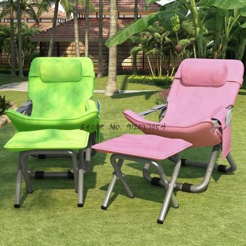 Summer lazy sofa single back recliner student dormitory computer chair home bedroom balcony leisure chair