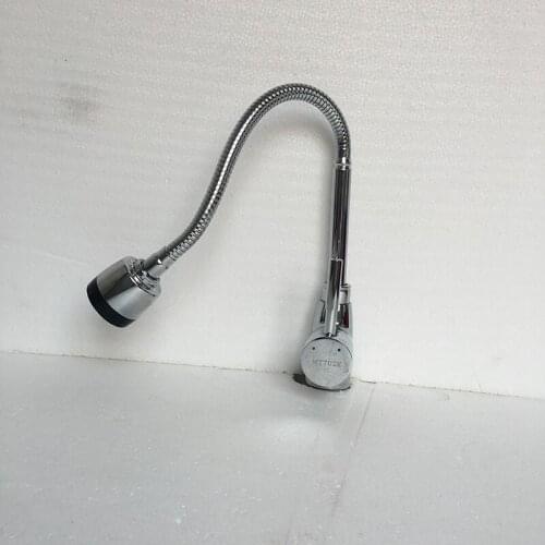 KitchenUniversal Rotating Faucet basin Hot and Cold Mixer Faucet. Chrome finished Faucets.Dcek Mounted With Shower Tap