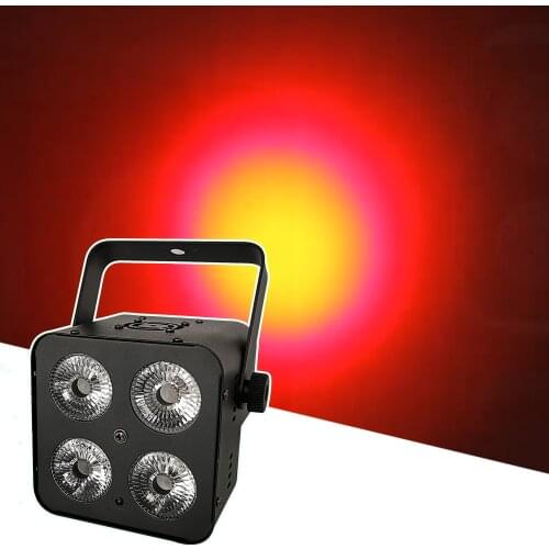 Mini COB RGBW 4IN1 Wash Par Light DMX512 Control Stage Effect Lighting For DJ Disco Ball Bar Sound Party Stroboscopes Lights