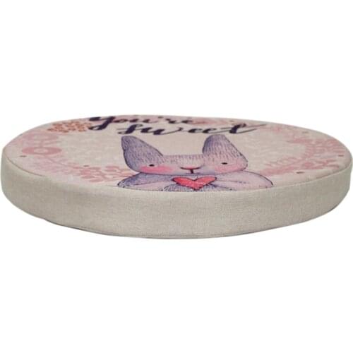 Cute Animal Style Children Seat Cushion Cover 14 Inch Kids Cushion