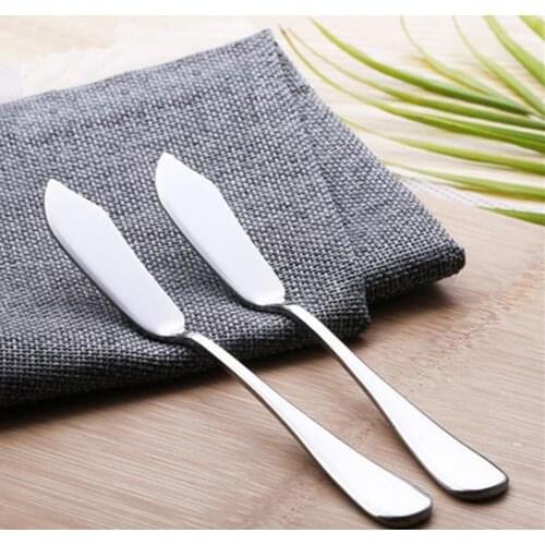 Stainless steel Utensil Cutlery Butter Knife Cheese Dessert Jam Spreader Breakfast Tool