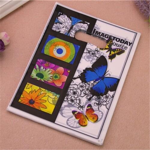 2017 New Design Wholesale 100pcs/lot 15*20cm Plastic Birthday Gift Packing With Butterfly and Flowers Favor New Year Packaging