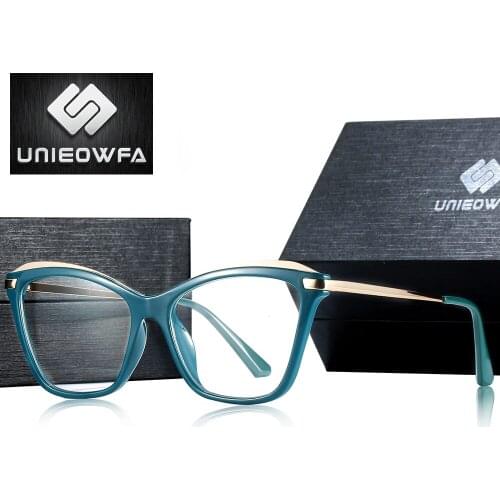 Big Frame Cat Eye Prescription Eyeglasses Women Optical Bifocal Progressive Glasses Women 1.74 Myopia Eyewear Anti Blue Light