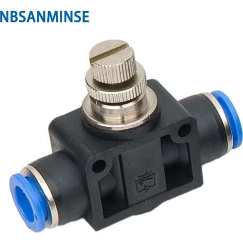 Pneumatic Components Pneumatic Air Pipe Joint Pipe Throttle Control Valve PA / SA Quick Connector Free Shopping NBSANMINSE