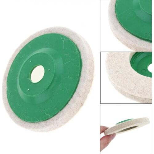 Precision Soft Wool Polishing Plate Felt Wheel for Metal / Glass/Ceramics Wool Polishing Wheel Abrasive Tools Polished Section