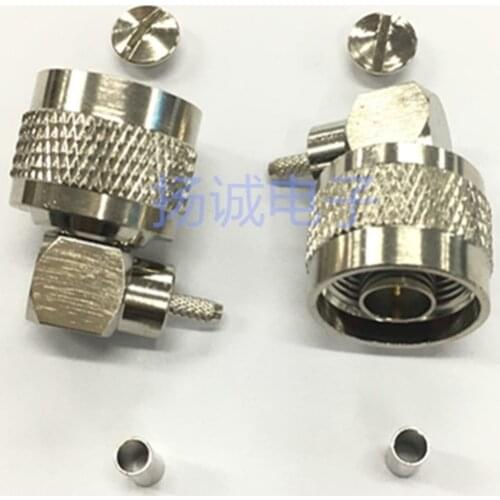 Radio Frequency Connector N-JW-1.5 N Type Elbow Male Crimping 50-1.5 RG316 L16 Elbow Feeder Connector