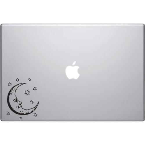 Romantic Moon And Stars Sticker For Laptops Cellphone Switch Decals Posters Removable Adhesives Murals Vinyl Wall Stickers S-807