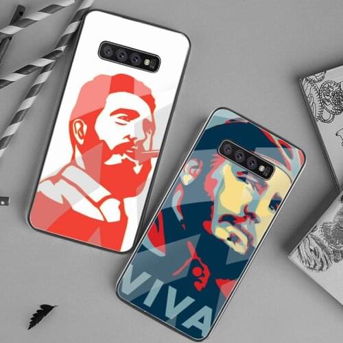 Cuba Havana 1966 Fidel Castro Luxury Unique Phone Cover Tempered Glass For Samsung S20 Plus S7 S8 S9 S10 Plus Note 8 9 10 Plus