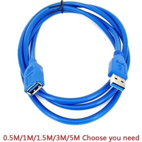 0.5/1/2/3/5M USB Extension Cable USB 3.0 A Male to Female Extension Data Sync Cord Cable 5Gbps USB Cable Adapter IN STOCK