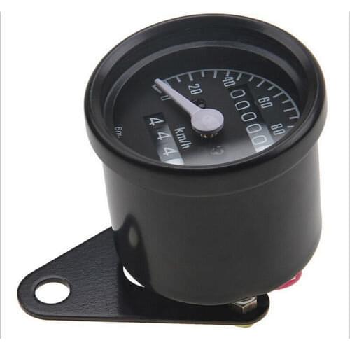 Wow Motor Motorcycle Black Odometer Speedometer Speedo Meter for Honda Cafe Racer CB 500